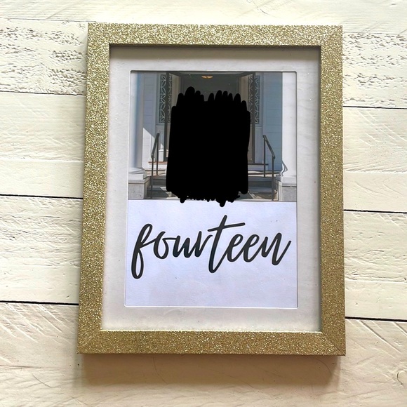 Accents 2 For 1 Bundle 5 Gold Sparkle 5 X 7 Picture Frames Poshmark